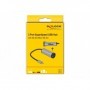DeLOCK 64115 hub di interfaccia USB 3.2 Gen 1 (3.1 Gen 1) Type-C 5000 Mbit/s Nero, Argento (64115)