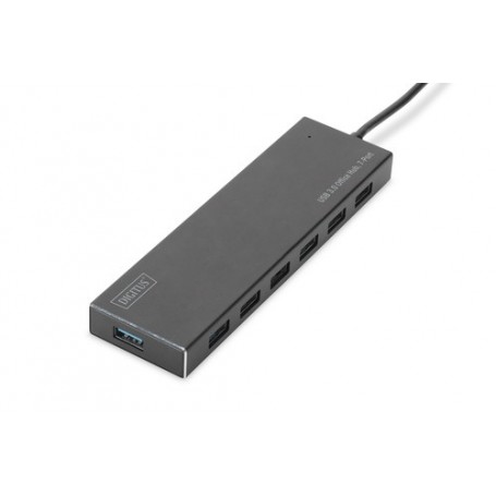 Digitus DA-70241-1 hub di interfaccia USB 3.2 Gen 1 (3.1 Gen 1) Type-A 5000 Mbit/s Grigio (DA-70241-1)