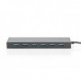 Digitus DA-70241-1 hub di interfaccia USB 3.2 Gen 1 (3.1 Gen 1) Type-A 5000 Mbit/s Grigio (DA-70241-1)