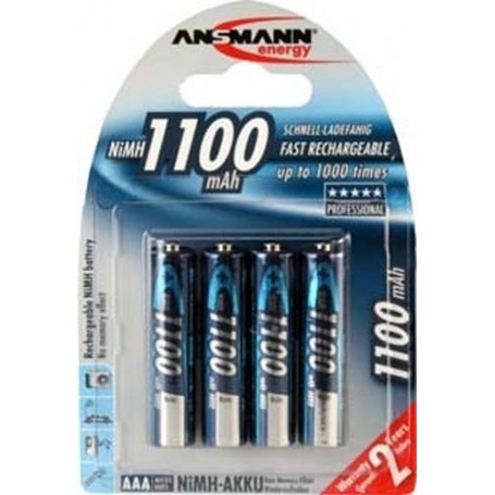 Ansmann 5035232 batteria per uso domestico Mini Stilo AAA Nichel-Metallo Idruro (NiMH) (5035232)