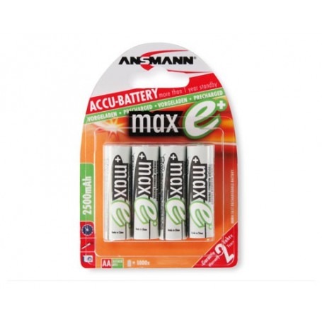 Ansmann 2500mAh AA maxE plus Stilo AA Nichel-Metallo Idruro (NiMH) (5035442)