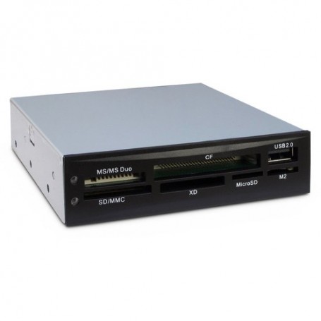 Inter-Tech CI-02 lettore di schede USB 2.0 Interno Nero (88884088)