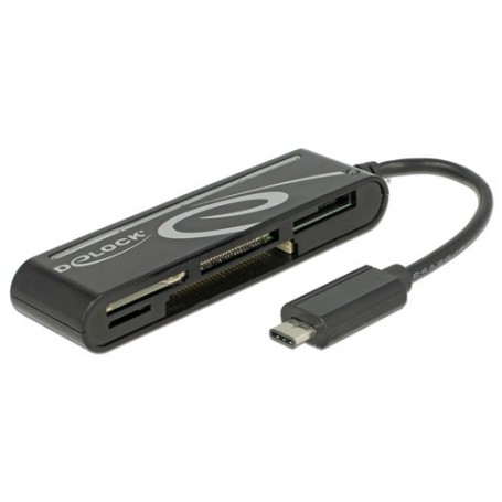 DeLOCK 91739 lettore di schede USB 2.0 Nero (91739)