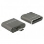 DeLOCK 91498 lettore di schede USB 3.2 Gen 1 (3.1 Gen 1) Type-C Nero (91498)