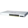 Cisco CBS220-24P-4G Gestito L2 Gigabit Ethernet (10/100/1000) Supporto Power over Ethernet (PoE) 1U Bianco (CBS220-24P-4G-EU)