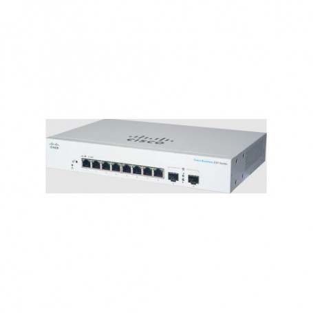 Cisco CBS220-8T-E-2G Gestito L2 Gigabit Ethernet (10/100/1000) 1U Bianco (CBS220-8T-E-2G-EU)
