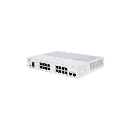 Cisco CBS350-16T-2G-EU switch di rete Gestito L2/L3 Gigabit Ethernet (10/100/1000) Argento (CBS350-16T-2G-EU)