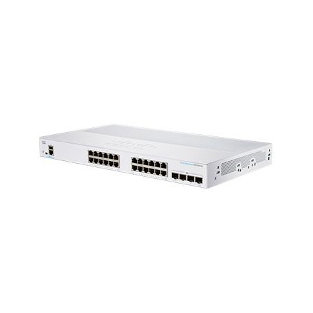 Cisco CBS350-24T-4X-EU switch di rete Gestito L2/L3 Gigabit Ethernet (10/100/1000) Argento (CBS350-24T-4X-EU)
