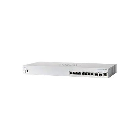 Cisco CBS350 Gestito L3 10G Ethernet (100/1000/10000) 1U Nero, Grigio (CBS350-8XT-EU)