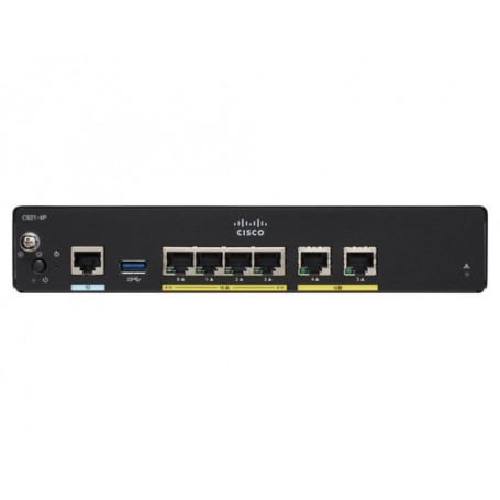 Cisco C927-4P router cablato Gigabit Ethernet Nero (C927-4P)