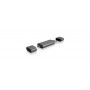 ICY BOX IB-CR201-C3 lettore di schede USB 3.2 Gen 1 (3.1 Gen 1) Type-C Antracite (IB-CR201-C3)