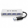 ICY BOX IB-AC6104 5000 Mbit/s Alluminio, Argento (70406)