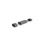 ICY BOX IB-CR200-C lettore di schede USB 2.0 Antracite (60068)