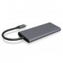 ICY BOX IB-DK4022-CPD USB 3.2 Gen 1 (3.1 Gen 1) Type-C 5000 Mbit/s Antracite, Nero (60455)