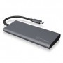 ICY BOX IB-DK4022-CPD USB 3.2 Gen 1 (3.1 Gen 1) Type-C 5000 Mbit/s Antracite, Nero (60455)