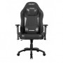 AKRacing EX-Wide Sedia da gaming per PC Sedia imbottita tappezzata Nero (AK-EXWIDE-SE-CB)