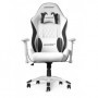 AKRacing California Sedia da gaming per PC Sedia imbottita tappezzata Nero, Bianco (AK-CALIFORNIA-LAGUNA)