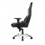AKRacing Pro Sedia da gaming per PC Sedia imbottita tappezzata Nero, Bianco (AK-PRO-WT)