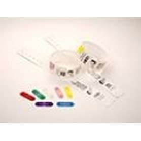 Zebra Clips for use with QuickClip Wristbands Blu (97032-BLUE)