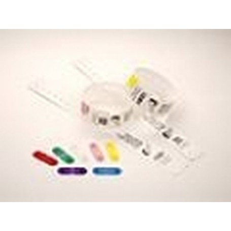 Zebra Clips for use with QuickClip Wristbands Blu (97032-BLUE)