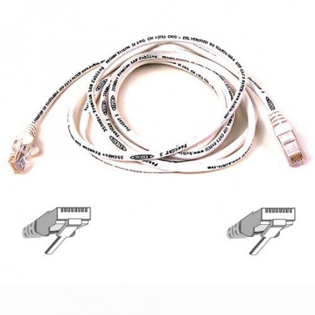 Belkin RJ45 CAT-6 Snagless UTP Patch Cable 3m white cavo di rete Bianco (A3L980B03M-WHTS)