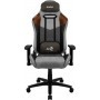 Aerocool DUKE AeroSuede Sedia per gaming universale Nero, Marrone, Grigio (DUKEGREY)