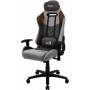Aerocool DUKE AeroSuede Sedia per gaming universale Nero, Marrone, Grigio (DUKEGREY)
