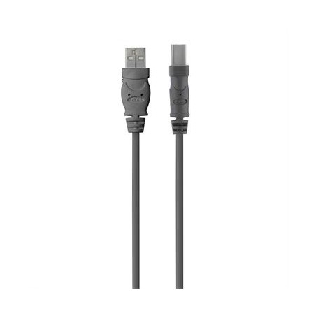 Belkin USB 2.0 A - USB 2.0 B, 1.8m cavo USB 1,8 m USB A USB B Grigio (F3U154BT1.8M)