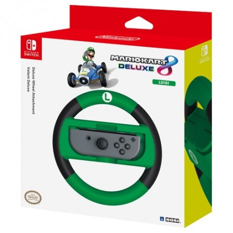 Hori Mario Kart 8 Deluxe Racing Wheel Luigi, Nintendo Switch Ruota da corsa (NSW-055U)
