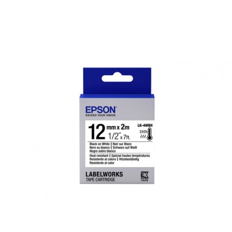 Epson LK-4WBH nastro per etichettatrice Nero su bianco (C53S654025)