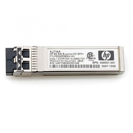 Hewlett Packard Enterprise 8Gb Short Wave B-Series SFP+ modulo del ricetrasmettitore di rete 8000 Mbit/s SFP+ (AJ716B)