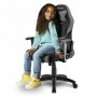 Sharkoon Skiller SGS2 Jr. Sedia per gaming universale Seduta imbottita Nero, Grigio (4044951032341)