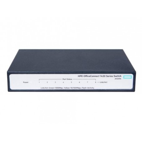 Hewlett Packard Enterprise OfficeConnect 1420 8G Non gestito L2 Gigabit Ethernet (10/100/1000) 1U Grigio (JH329A)