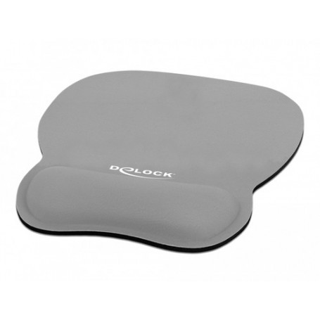 DeLOCK 12698 tappetino per mouse Grigio (12698)