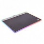 Thermaltake Argent MP1 RGB Tappetino per mouse per gioco da computer Nero, Titanio (GMP-MP1-BLKHMC-01)