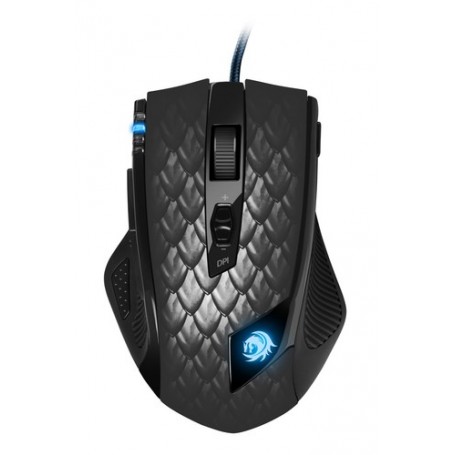 Sharkoon Drakonia Black mouse Mano destra USB tipo A Laser 8200 DPI (4044951013579)