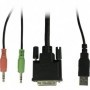 Inter-Tech KVM AS-41DA DVI switch per keyboard-video-mouse (kvm) Nero (88887201)
