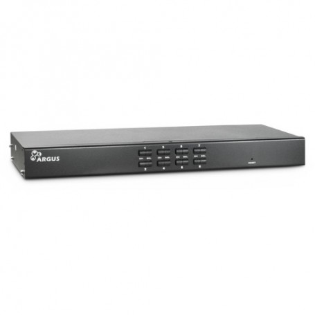 Inter-Tech KVM AS-9108DU switch per keyboard-video-mouse (kvm) Montaggio rack Nero (88887233)