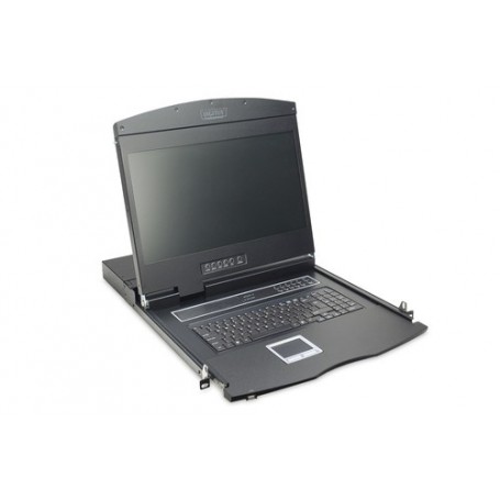 Digitus DS-72211 console a rack 48,3 cm (19") 1366 x 768 Pixel Nero 1U (DS-72211-3GE)