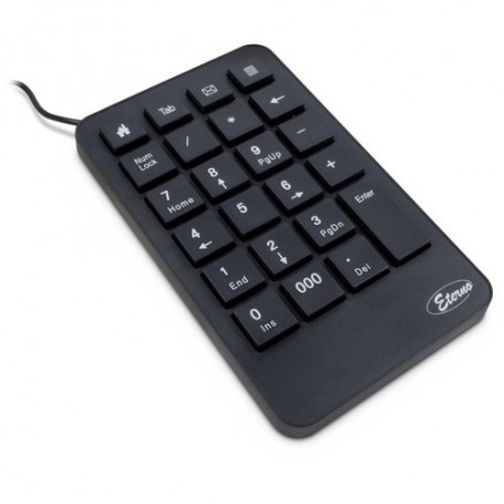 Inter-Tech KB-120 tastierino numerico Universale USB Nero (88884110)