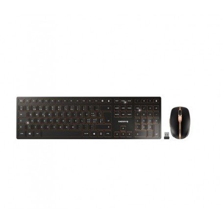 CHERRY DW 9100 SLIM tastiera RF senza fili + Bluetooth QWERTZ Svizzere Nero (JD-9100CH-2)