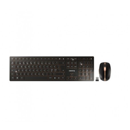 CHERRY DW 9100 SLIM tastiera RF senza fili + Bluetooth Pan Nordic Nero (JD-9100PN-2)