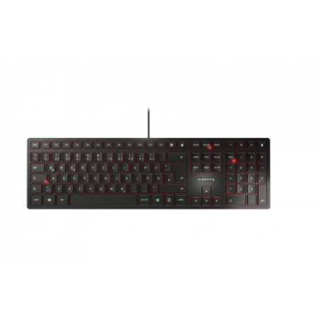 CHERRY KC 6000 Slim tastiera USB QWERTZ Tedesco Nero (JK-1600DE-2)