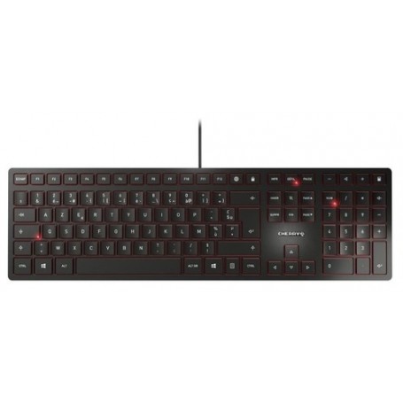 CHERRY KC 6000 Slim tastiera USB AZERTY Francese Nero (JK-1600FR-2)