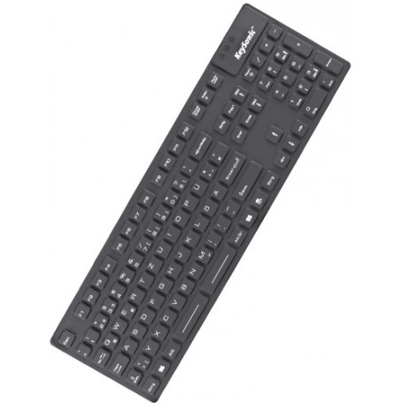 KeySonic KSK-8030 IN tastiera USB QWERTZ Tedesco Nero (28063)