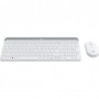 Logitech Slim Wireless Combo MK470 tastiera RF Wireless QWERTZ Tedesco Bianco (920-009189)