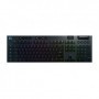 Logitech G G915 LIGHTSPEED- GL Tactile tastiera RF senza fili + Bluetooth QWERTZ Tedesco Nero (920-008903)