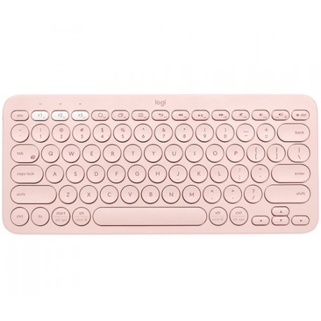 Logitech K380 Multi-Device tastiera Bluetooth QWERTZ Tedesco Rosa (920-009583)