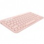 Logitech K380 Multi-Device tastiera Bluetooth QWERTZ Tedesco Rosa (920-009583)