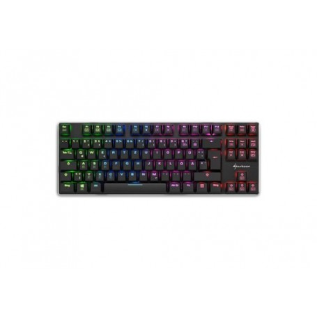 Sharkoon PureWriter TKL RGB tastiera USB Tedesco Nero (4044951021512)